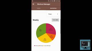 Workout Manager - Android application for daily exercises screenshot 5