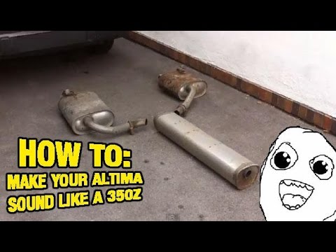 How can I make my stock exhaust sound deeper?
