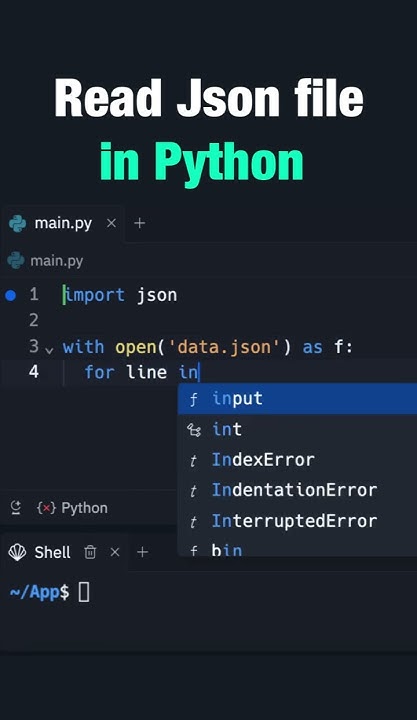 Reading Json File in Python #softlinks #python #softwareengineering ...