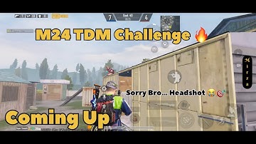 M24 TDM Challenge – Fast Reflex Sniper Gameplay 🔥