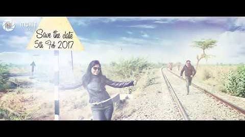 Save the date 2017 - Nupur Abhinav. Jodhpur