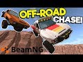 NEW Off-Road Truck Mod Chases & Crashes! - BeamNG Gameplay & Crashes - Truck jumps & Stunts