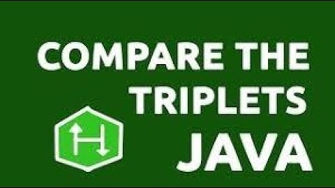 Problem Solving using Java || Algorithms || Compare the Triplets || Hacker Rank || Hindi