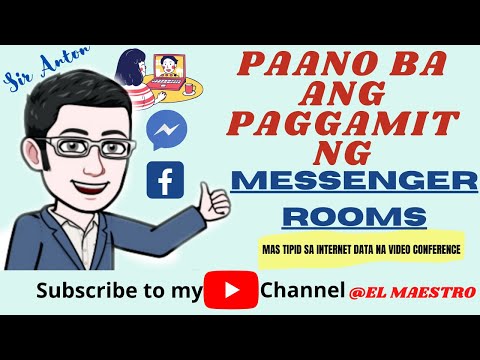 Paano ba gamitin ang Facebook Messenger Rooms? Tutorial Video