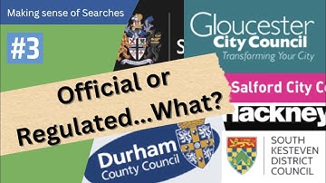 What is the difference between an Official and a Personal ( Regulated ) Local Authority Search?