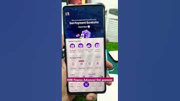 HDB finance Advance Emi Payment kaise kare | HDB finance ka loan Emi kaise bhare