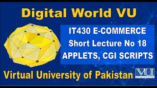 IT430 E-Commerce Short Lecture No 18