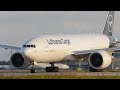 Com uma luz maravilhosa: Decolagem Boeing 777 Lufthansa Cargo (D-ALFF) Aeroporto Afonso Pena