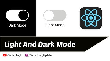 React Light and dark mode | How to enable dark mode in react js