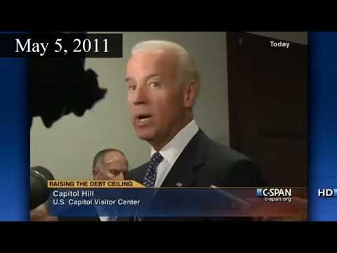 Joe Biden  Debt Ceiling Negotiations - Then &  Now