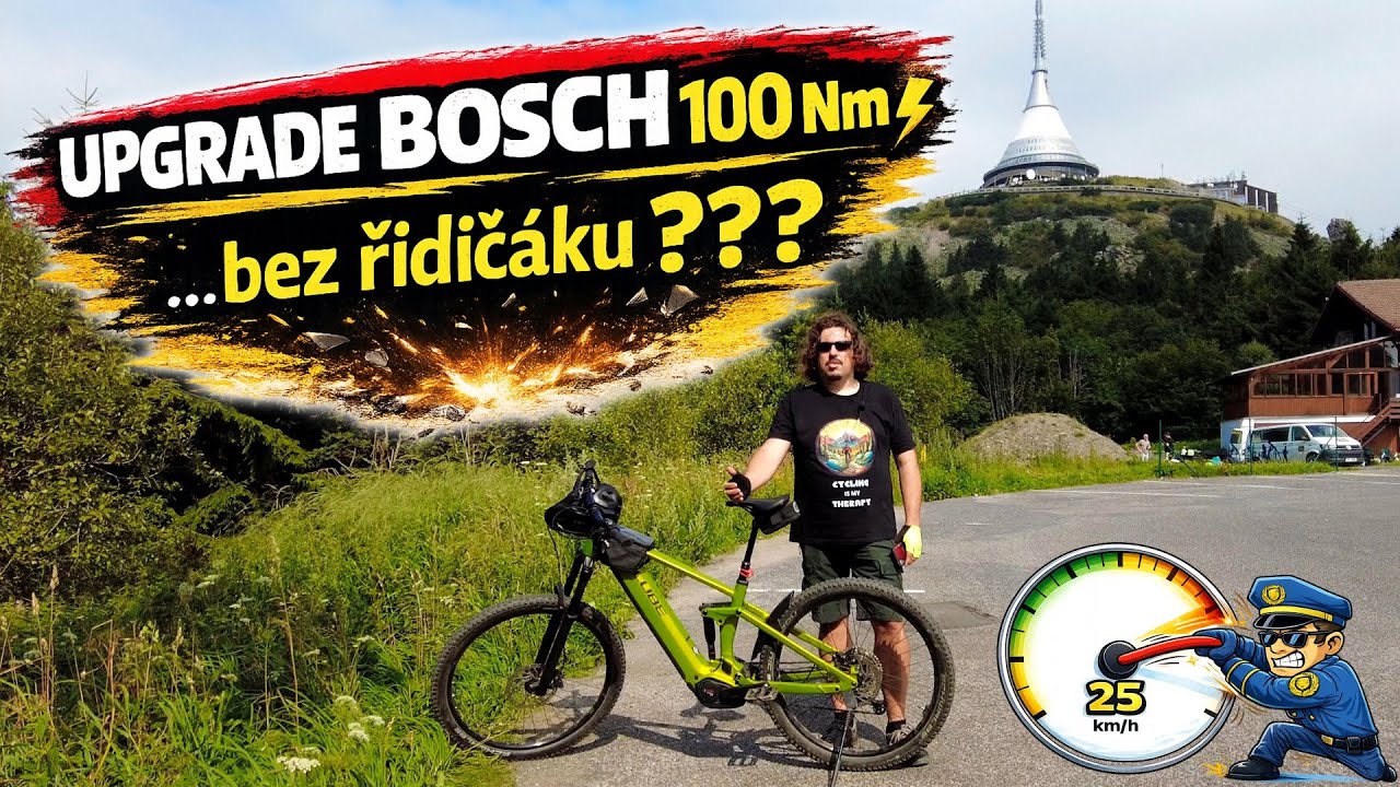 85 Nm vs 100 Nm! Bosch motor na maximum – test pod Ještědem 🚵‍♂️