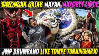Geger Geden‼️ Barongan Galak Makan Mayoret Cantik Jmp Drumband