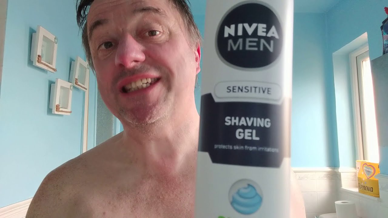 Nivea Men sensitive shaving gel Review does it stop razor burn YouTube