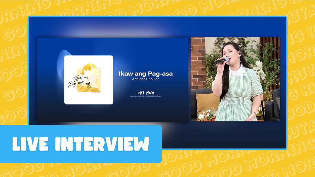 Adelene Rabulan performs “Ikaw ang Pag-asa” LIVE on GMK | Live Interview & Performance