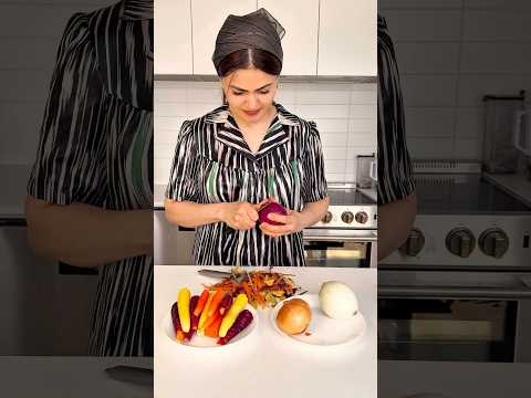Traditional pilaf in a non-traditional version, with brown, red and black rice