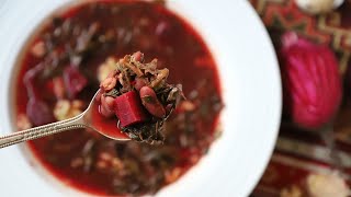 Բազուկով Լոբով Ավելուկով Ապուր - Beetroot Sorrel Soup - Heghineh Cooking Show in Armenian