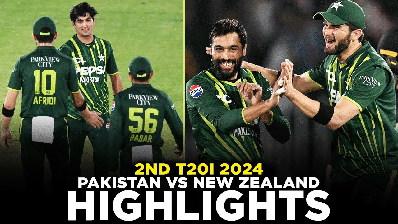 Highlights | Pakistan vs New Zealand | 2nd T20I, 2024 | PCB | M2E1A | # ...
