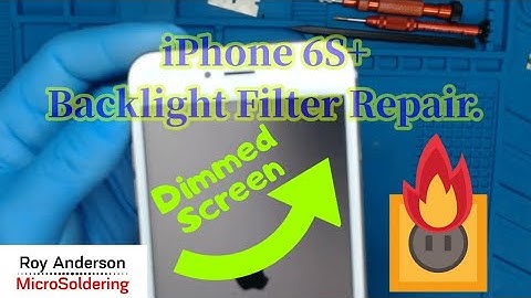 iPhone 6S+ Half Backlight Repair.