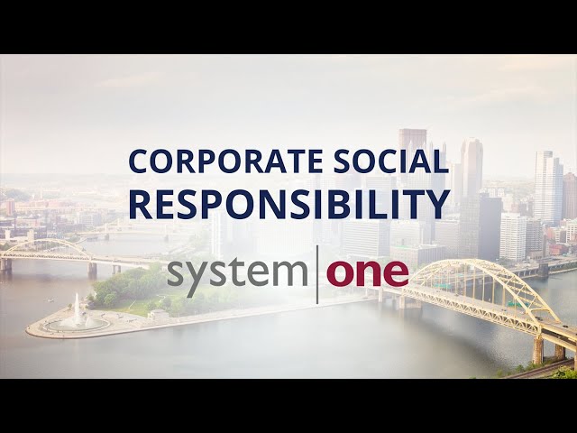 System One Corporate Social Responsibility