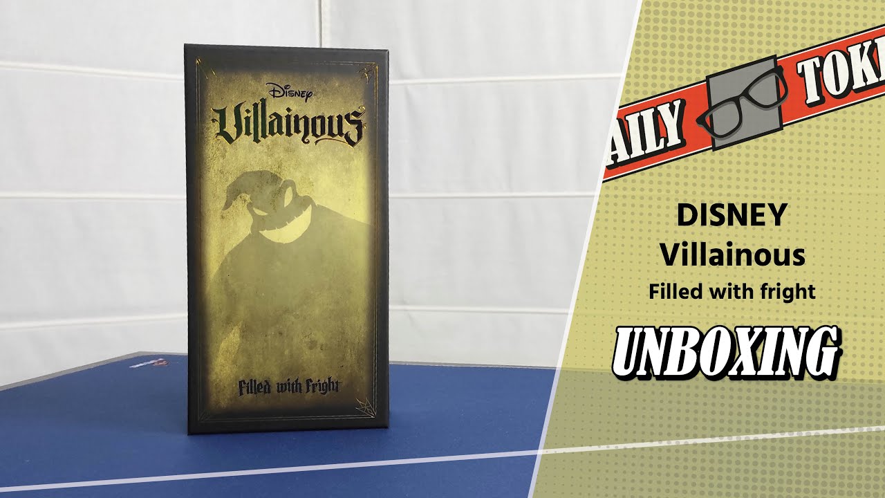 Disney Villainous Filled with fright Unboxing Oogie Boogie YouTube