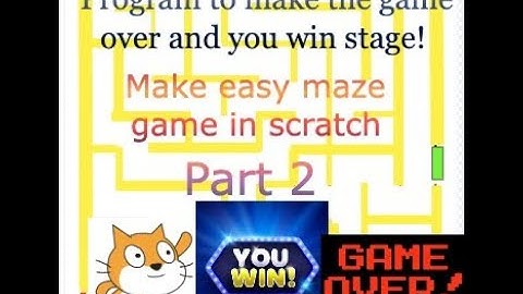 Make a easy maze game in scratch! Part 2!