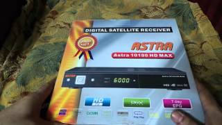 فتح صندوق ريسيفر استرا 10100 اتش دى ماكس - Astra 10100 HD MAX