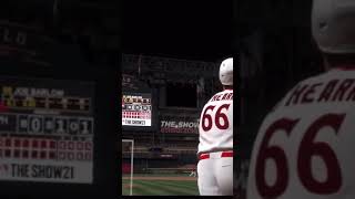 Over The Bullpen Homerun! ⚾️ MLB The Show 21 #shorts