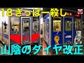 【18きっぱー殺し】山陰エリアの2022年度のダイヤ改正がヤバすぎる件について