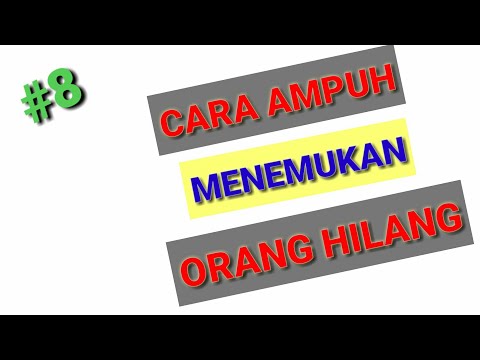 Video: Bagaimana Menemukan Orang Hilang Dalam Perang