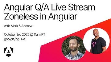 Live coding and Q/A with the Angular Team | October 2025