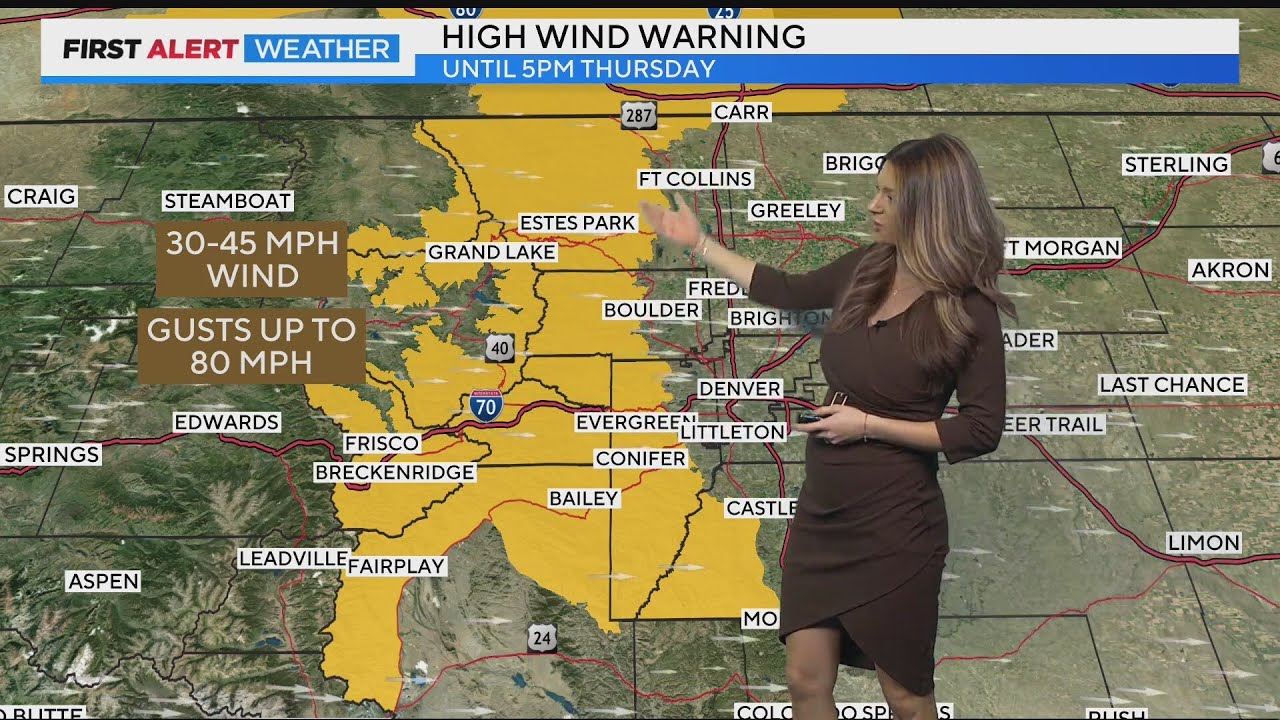 Colorado weather: Warm and windy ahead of the cold and snow - YouTube
