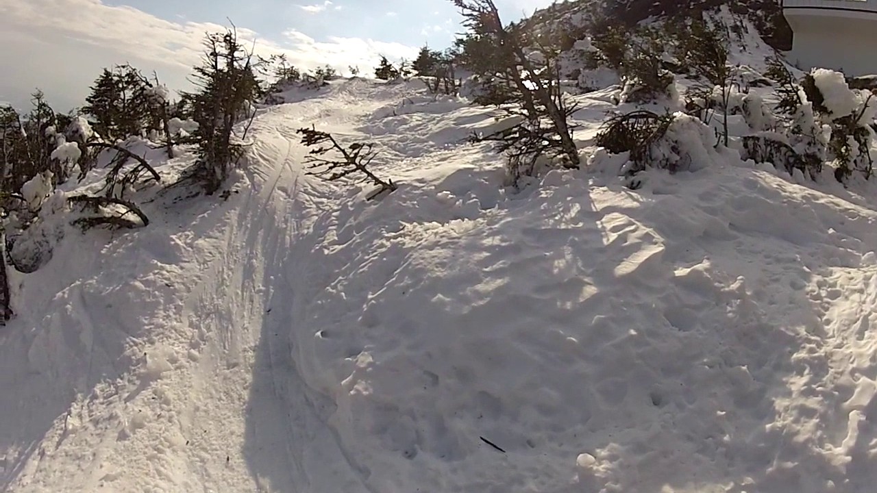 Taking a Run Face Chutes (Easier Way) Jay Peak (2017) YouTube