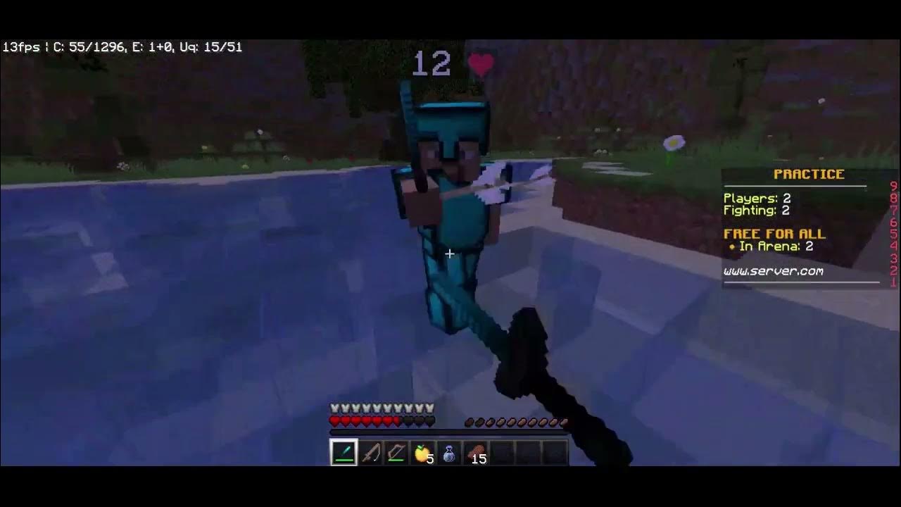 Pvp in new eaglercraft 1 8 9 server youtube