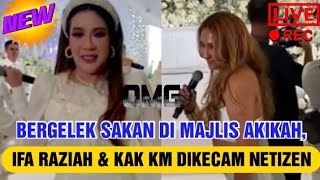 Bergel3K Sakan Di Majlis Akikah, Ifa Raziah & Kak Km Dikec4M Netizen