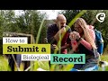 How to submit a Biological Record