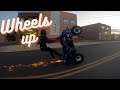 Test driving new SunF tires on LT80 &amp; Wheelies in Philly ( Watch until the end)