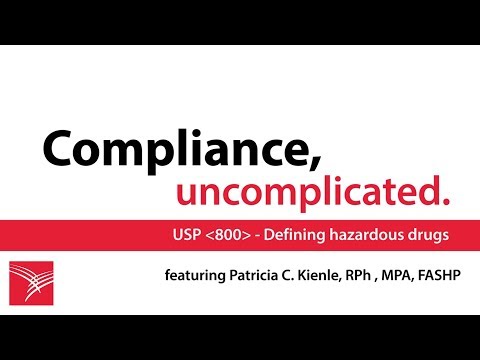 Cardinal Health USP 800 Ask the Expert – Defining Hazardous Drugs (HDs)