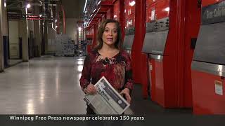 Winnipeg Free Press newspaper celebrates 150 years