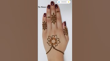 Simple Mehndi Design For Beginners#mehndi#shorts#henna#ytshorts