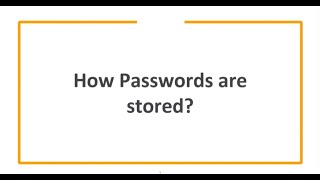 Lesson 2.1 How Pwords Are Stored On Windows Sam, Ntlm, And Security Basics