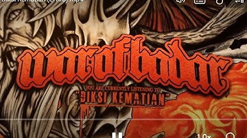 War of Badar - Diksi Kematian (Official Lyric Video)