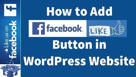 How to Add Facebook Like button to your WordPress Sidebar? Add Facebook Page Plugin to WordPress