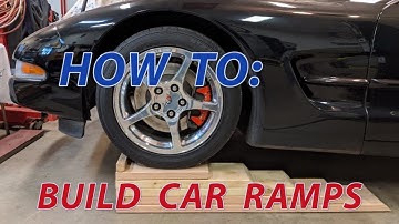 HOW TO BUILD WOOD CAR RAMPS