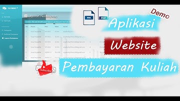 Web Pembayaran Kuliah Berbasis Menggunakan PHP (Codeigniter3) & Database MySql (Demo Website)