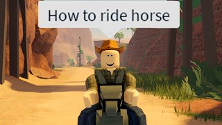The Roblox Wild West Experience