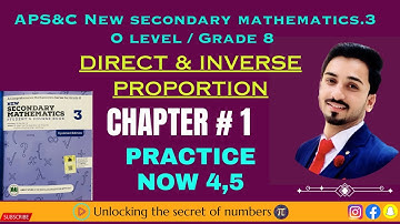 Aps math VIII /O level || NSM updated edition3-Practice Now 4,5 Chapter 1 || #apsmaths#olevelmaths