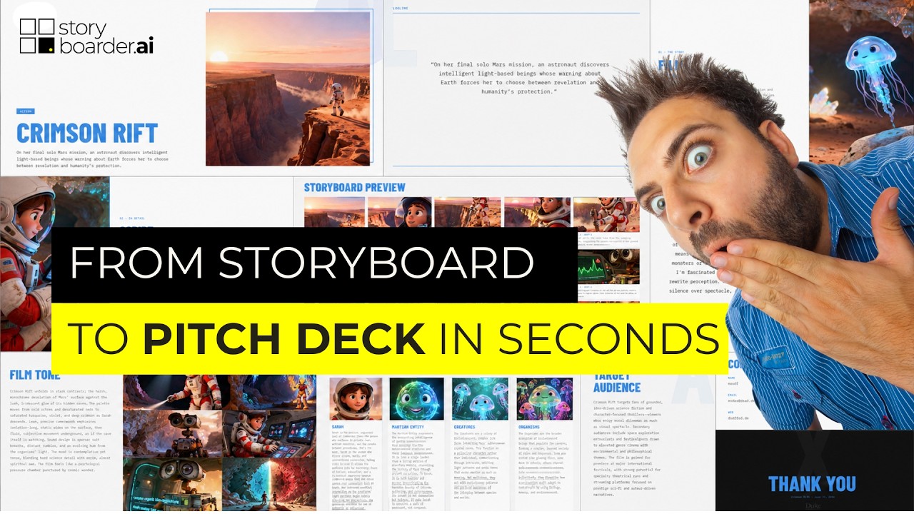 Create a Professional AI Pitch Deck from Your Storyboard | Storyboarder.ai