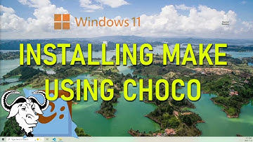 Installing GNU make on windows
