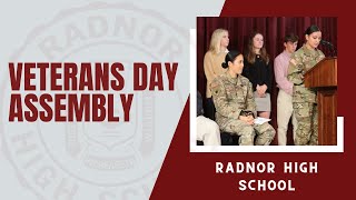Radnor High School's Veterans Day Assembly 2022