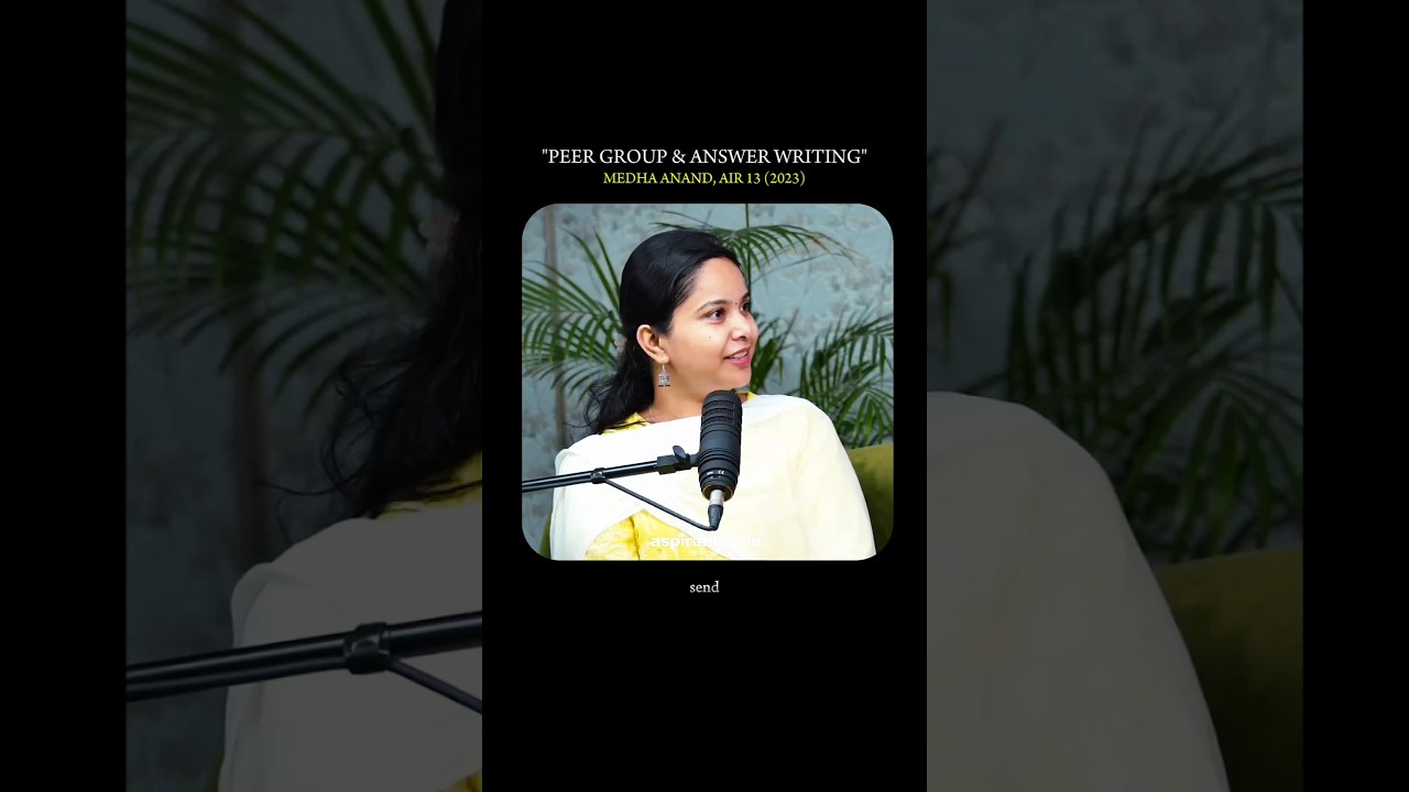 Medha Anand IAS - Answer Writing Tips 